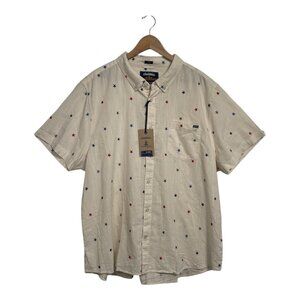 Chubbies Short Sleeve Shirt Men's XXL Resort Weave Friday All stars NWT